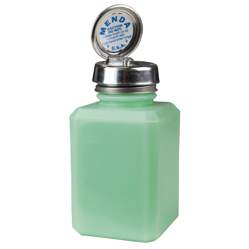 Retro Mint Glass Bottle with Pure-Touch Pump, 6 oz - Part No. MDA-5024